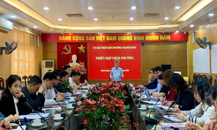 Phường Thanh Xuân rà soát, chuẩn bị thật chu đáo cho Ngày hội non sông- Ảnh 1.