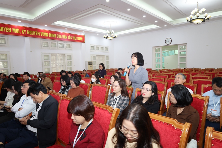 Cơ quan Đảng ủy – Ủy ban MTTQ Việt Nam và Cơ quan HĐND & UBND phường Bồ Đề tổ chức hội nghị mạn đàm tiểu sử các ứng cử viên- Ảnh 9.