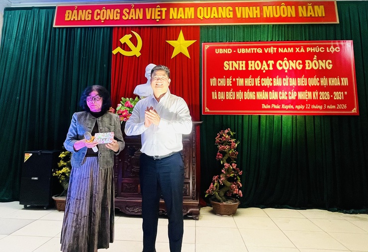 Xã Phúc Lộc tổ chức sinh hoạt cộng đồng tìm hiểu về Cuộc bầu cử đại biểu Quốc hội khóa XVI và đại biểu HĐND các cấp nhiệm kỳ 2026 – 2031- Ảnh 15.