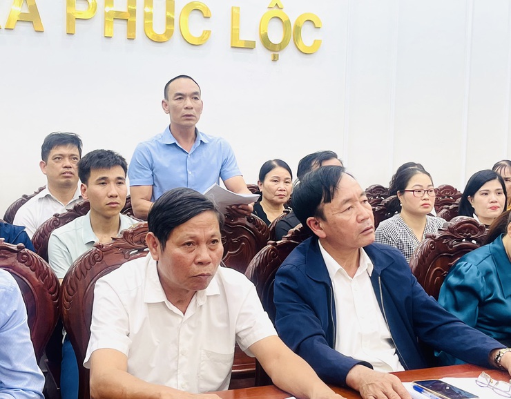 Uỷ ban Bầu cử xã Phúc Lộc tiếp tục nghe báo cáo tiến độ công tác bầu cử tại các đơn vị bầu cử trên địa bàn- Ảnh 7.