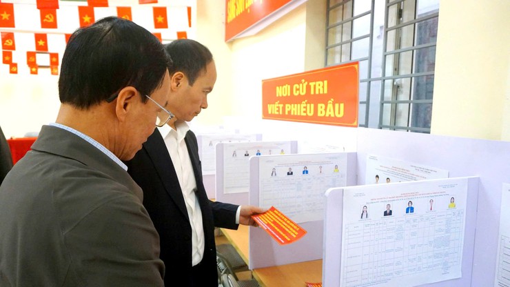 34 khu vực bỏ phiếu phường Việt Hưng sẵn sàng cho ngày hội non sông- Ảnh 2.