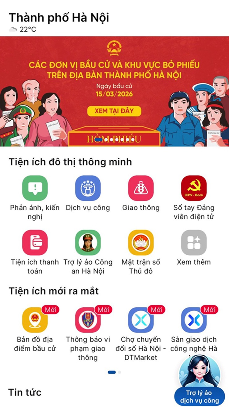 Ứng dụng iHanoi bổ sung bản đồ tra cứu địa điểm bầu cử- Ảnh 1.