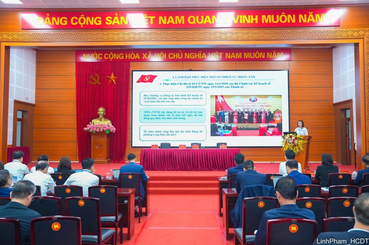 Đảng ủy phường Long Biên chỉ đạo tăng cường theo dõi, đôn đốc thực hiện các kết luận, chỉ đạo của Ban Thường vụ, Thường trực Đảng ủy phường- Ảnh 2.