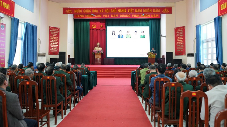 Cựu chiến binh xã Sơn Đồng tổ chức mạn đàm về công tác bầu cử đại biểu Quốc hội và đại biểu HĐND các cấp nhiệm kỳ 2026 – 2031- Ảnh 1.