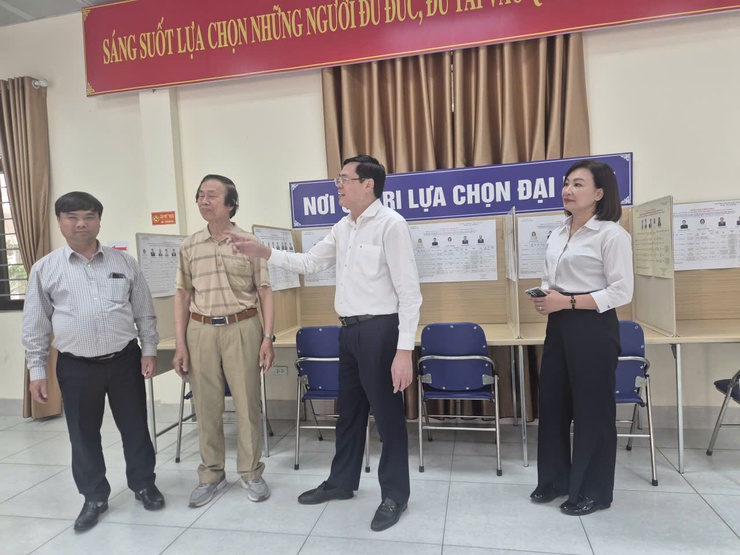 Ngọc Hồi tăng cường kiểm tra, hoàn thiện công tác chuẩn bị cho ngày bầu cử- Ảnh 1.