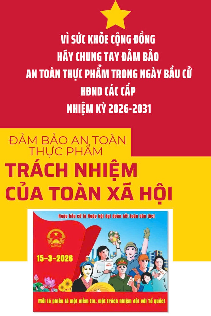 Đảm bảo ATTP phục vụ bầu cử đại biểu Quốc hội và đại biểu HĐND các cấp nhiệm kỳ 2026-2031- Ảnh 1.