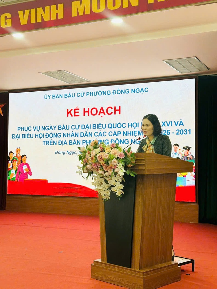 Ủy ban bầu cử phường Đông Ngạc quán triệt nhiệm vụ trong ngày bầu cử- Ảnh 3.