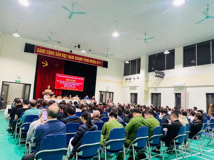 ỨNG CỬ VIÊN ĐẠI BIỂU HĐND PHƯỜNG VĂN MIẾU – QUỐC TỬ GIÁM TIẾP XÚC CỬ TRI ĐƠN VỊ BẦU CỬ SỐ 1- Ảnh 1.