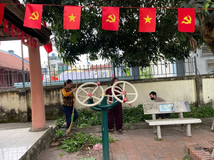 Xã Thượng Phúc rực rỡ cờ hoa chào mừng ngày bầu cử Đại biểu Quốc hội, đại biểu HĐND các cấp nhiệm kỳ 2026 -2031- Ảnh 4.