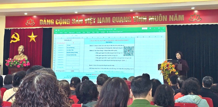 Ba Đình: Tập huấn công tác kiểm phiếu bầu cử, đảm bảo chính xác - minh bạch trong Ngày hội toàn dân- Ảnh 3.