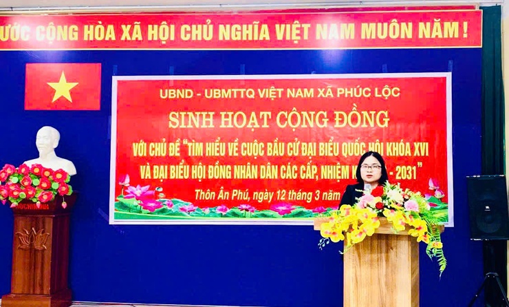 Xã Phúc Lộc tổ chức sinh hoạt cộng đồng tìm hiểu về Cuộc bầu cử đại biểu Quốc hội khóa XVI và đại biểu HĐND các cấp nhiệm kỳ 2026 – 2031- Ảnh 4.