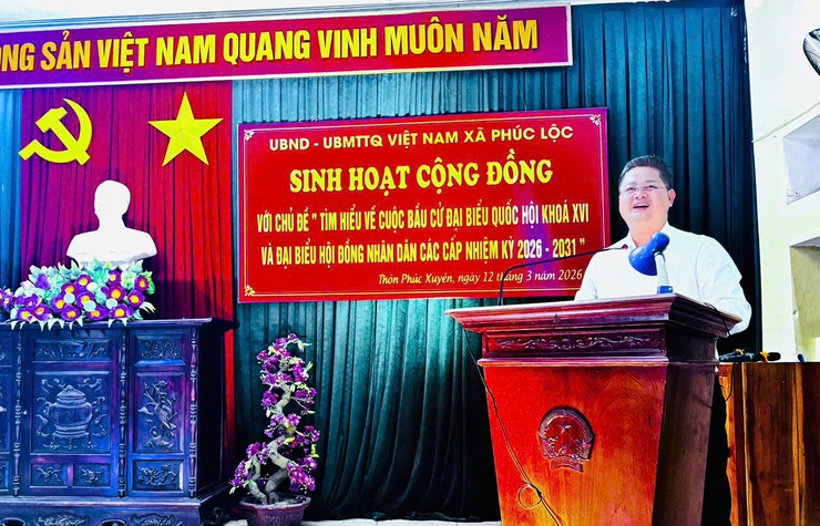 Xã Phúc Lộc tổ chức sinh hoạt cộng đồng tìm hiểu về Cuộc bầu cử đại biểu Quốc hội khóa XVI và đại biểu HĐND các cấp nhiệm kỳ 2026 – 2031- Ảnh 2.