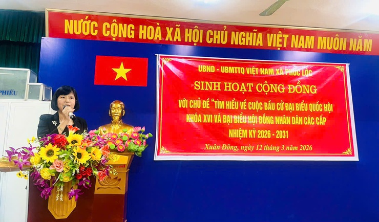 Xã Phúc Lộc tổ chức sinh hoạt cộng đồng tìm hiểu về Cuộc bầu cử đại biểu Quốc hội khóa XVI và đại biểu HĐND các cấp nhiệm kỳ 2026 – 2031- Ảnh 6.