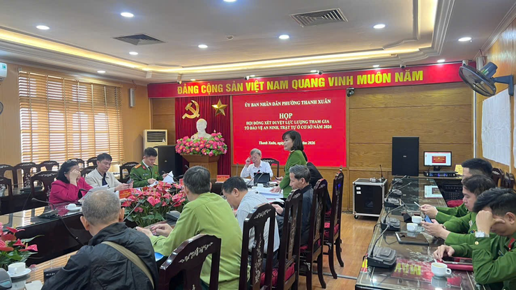 Hội đồng xét duyệt lực lượng tham gia bảo vệ an ninh, trật tự ở cơ sở Quý I năm 2026- Ảnh 2.