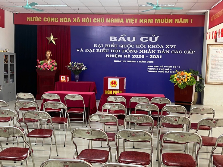Phường Phú Diễn sẵn sàng cho Ngày bầu cử đại biểu Quốc hội khóa XVI và đại biểu HĐND các cấp, nhiệm kỳ 2026 - 2031
- Ảnh 44.
