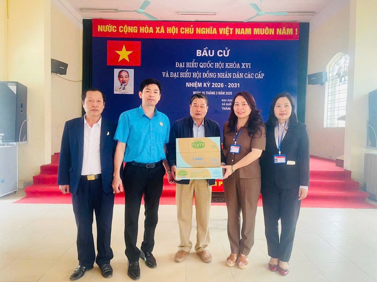 Mặt trận Tổ quốc và các tổ chức chính trị - xã hội xã Quốc Oai thăm, động viên các tổ bầu cử trước Ngày hội toàn dân- Ảnh 14.