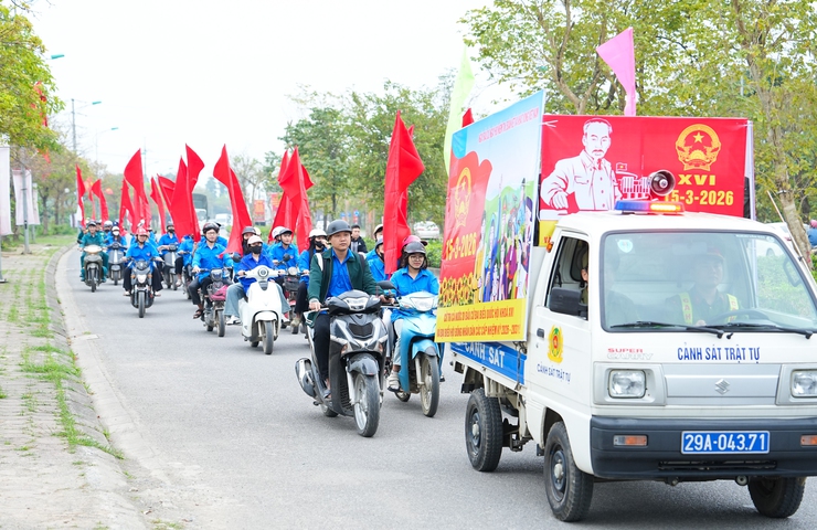 XÃ QUỐC OAI PHÁT ĐỘNG RA QUÂN VỆ SINH MÔI TRƯỜNG, TUYÊN TRUYỀN LƯU ĐỘNG CHÀO MỪNG NGÀY BẦU CỬ ĐẠI BIỂU QUỐC HỘI KHÓA XVI VÀ HĐND CÁC CẤP NHIỆM KỲ 2026–2031- Ảnh 29.