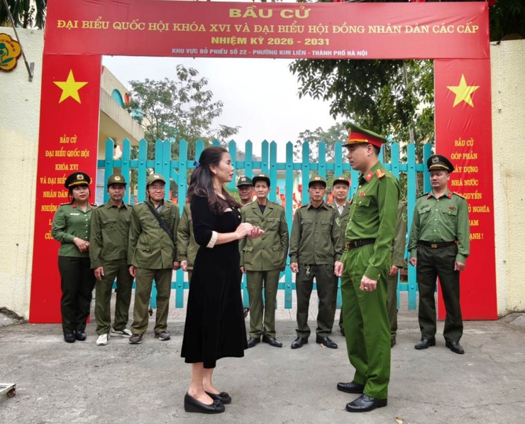 CÔNG AN PHƯỜNG KIM LIÊN SẴN SÀNG MỌI ĐIỀU KIỆN ĐẢM BẢO THÀNH CÔNG CUỘC BẦU CỬ ĐẠI BIỂU QUỐC HỘI KHÓA XVI VÀ ĐẠI BIỂU HĐND CÁC CẤP NHIỆM KỲ 2026 - 2031- Ảnh 4.