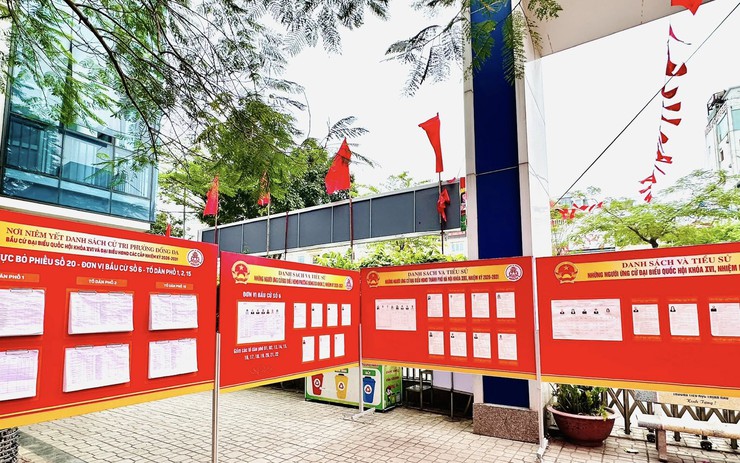 Cờ hoa rực rỡ, Đống Đa chờ đón ngày hội bầu cử- Ảnh 6.