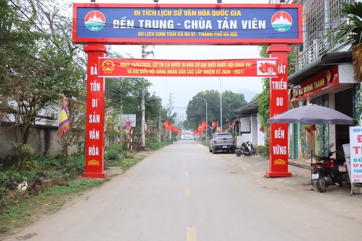 XÃ BA VÌ RỰC RỠ CHÀO MỪNG NGÀY BẦU CỬ 15/3/2026- Ảnh 4.