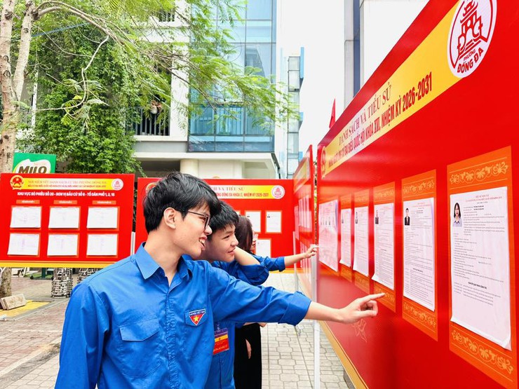 Cờ hoa rực rỡ, Đống Đa chờ đón ngày hội bầu cử- Ảnh 7.