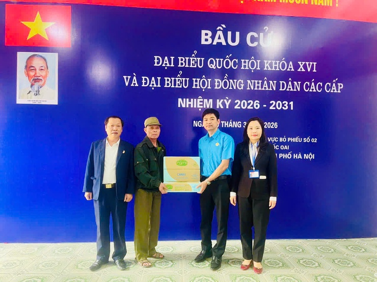 Mặt trận Tổ quốc và các tổ chức chính trị - xã hội xã Quốc Oai thăm, động viên các tổ bầu cử trước Ngày hội toàn dân- Ảnh 19.