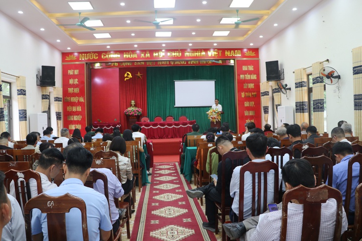 Ủy ban bầu cử xã Trần Phú tổ chức hội nghị quán triệt công tác bầu cử đại biểu Quốc hội và HĐND các cấp nhiệm kỳ 2026–2031- Ảnh 1.