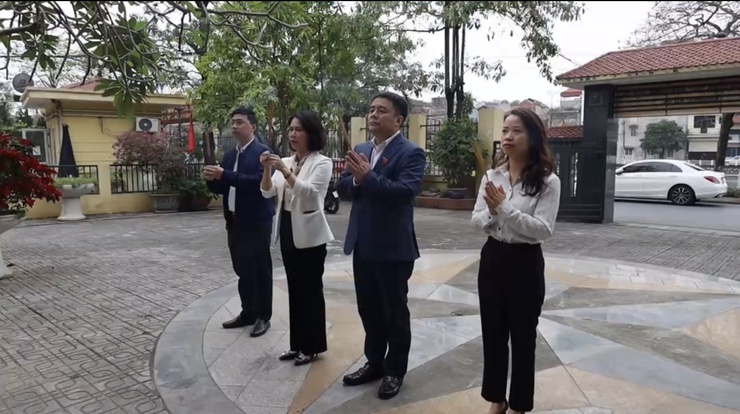 Phường Bồ Đề tổ chức Lễ dâng hương, báo cáo về công tác bầu cử đại biểu Quốc hội khóa XVI và đại biểu HĐND các cấp nhiệm kỳ 2026 – 2031- Ảnh 7.