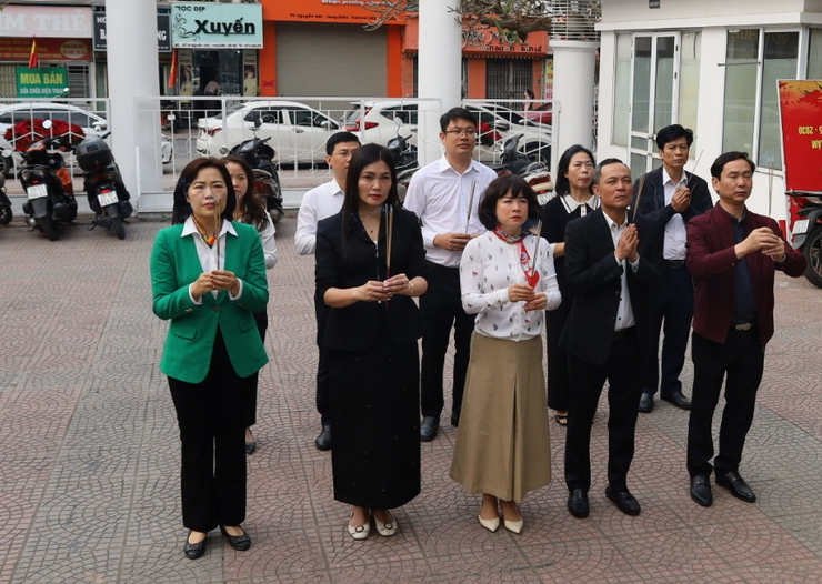 Phường Bồ Đề tổ chức Lễ dâng hương, báo cáo về công tác bầu cử đại biểu Quốc hội khóa XVI và đại biểu HĐND các cấp nhiệm kỳ 2026 – 2031- Ảnh 2.