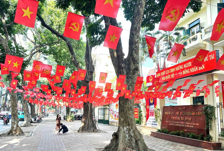 Phường Ba Đình hoàn tất công tác chuẩn bị cho Ngày hội non sông 15/3- Ảnh 1.