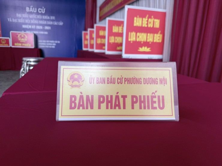 Phường Dương Nội rực rỡ cờ hoa, sẵn sàng cho ngày hội non sông- Ảnh 12.