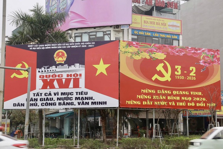 Phường Dương Nội rực rỡ cờ hoa, sẵn sàng cho ngày hội non sông- Ảnh 2.