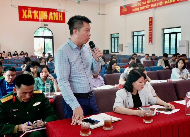 XÃ KIM ANH TỔ CHỨC HỘI NGHỊ GIAO BAN TRIỂN KHAI CÔNG TÁC BẦU CỬ ĐẠI BIỂU QUỐC HỘI KHÓA XVI VÀ ĐẠI BIỂU HĐND CÁC CẤP NHIỆM KỲ 2026 – 2031- Ảnh 2.