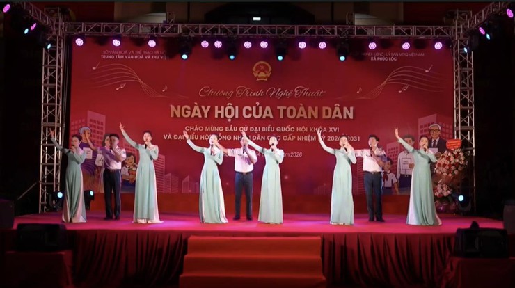Phúc Lộc: Đặc sắc chương trình nghệ thuật "Ngày hội của toàn dân" chào mừng bầu cử đại biểu Quốc hội khóa XVI và đại biểu HĐND các cấp nhiệm kỳ 2026–2031- Ảnh 7.
