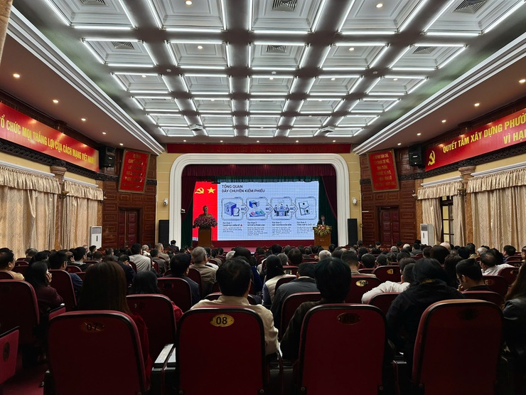 Phường Từ Liêm tổ chức hội nghị tập huấn nghiệp vụ công tác bầu cử- Ảnh 1.