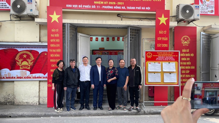 Phường Hồng Hà kiểm tra công tác chuẩn bị cho ngày bầu cử đại biểu quốc hội khóa XVI và Đại biểu HĐND các cấp nhiệm kỳ 2026-2031- Ảnh 9.