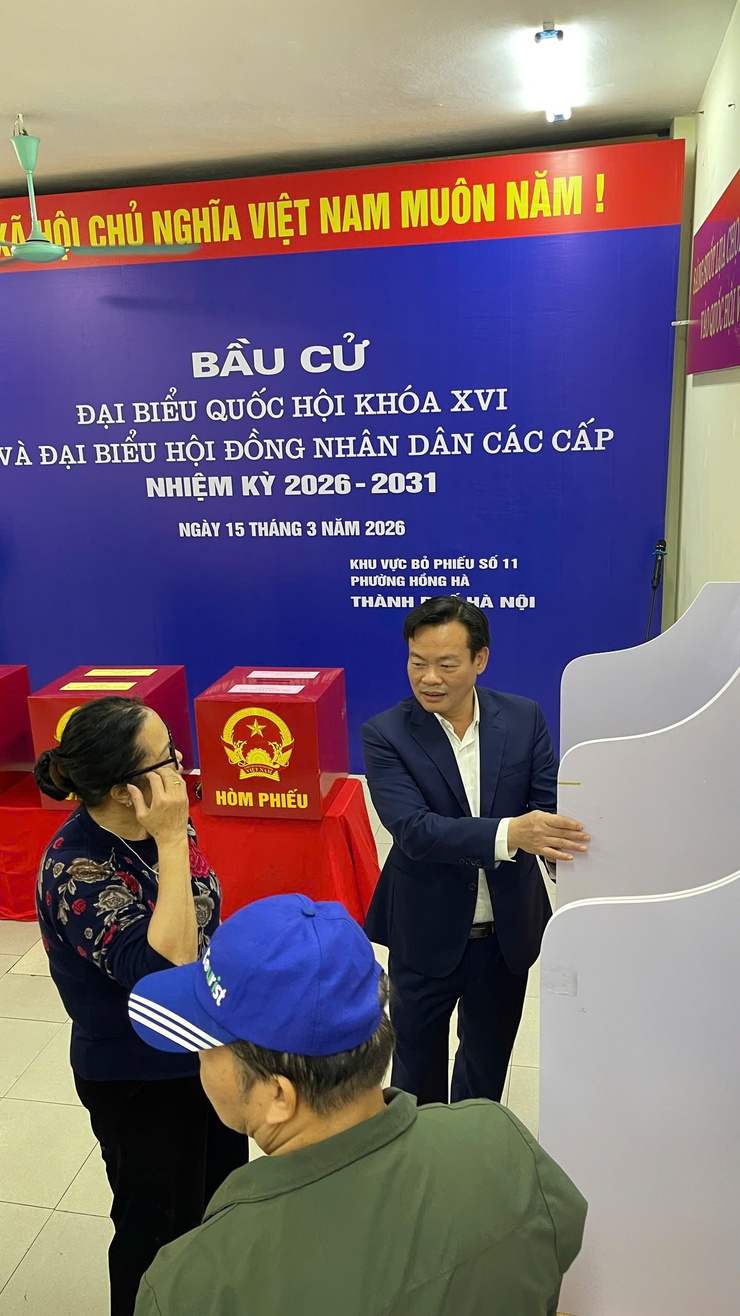Phường Hồng Hà kiểm tra công tác chuẩn bị cho ngày bầu cử đại biểu quốc hội khóa XVI và Đại biểu HĐND các cấp nhiệm kỳ 2026-2031- Ảnh 6.