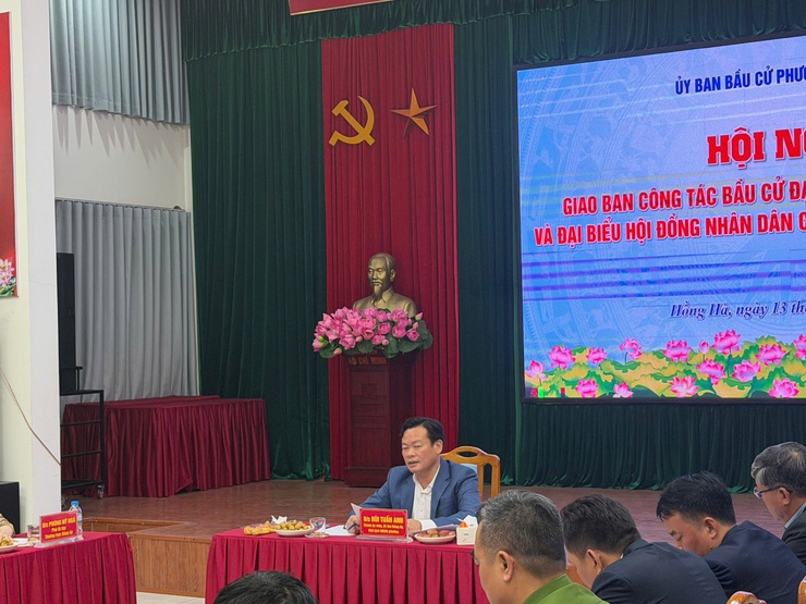 Phường Hồng Hà tổ chức hội nghị giao ban công tác bầu cử đại biểu Quốc hội khóa XVI và đại biểu HĐND các cấp nhiệm kỳ 2026-2031- Ảnh 5.