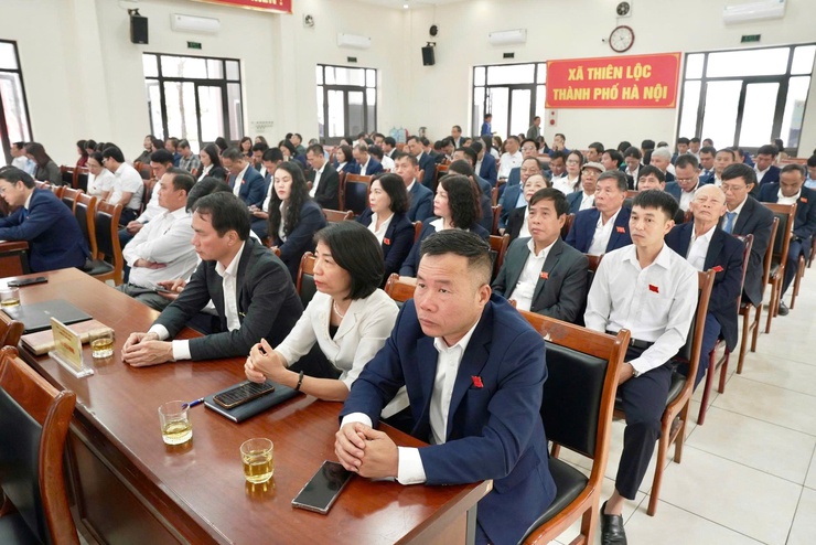 Hội đồng nhân dân xã Thiên Lộc khóa I, nhiệm kỳ 2021 - 2026 tổ chức kỳ họp thứ Ba (kỳ họp đột xuất)- Ảnh 14.