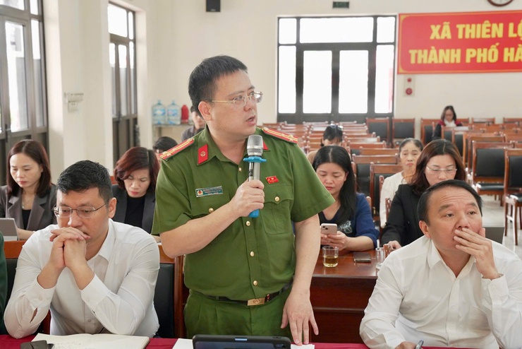 Xã Thiên Lộc giao ban công tác chuẩn bị cuộc bầu cử đại biểu Quốc hội khóa XVI và đại biểu HĐND các cấp- Ảnh 15.