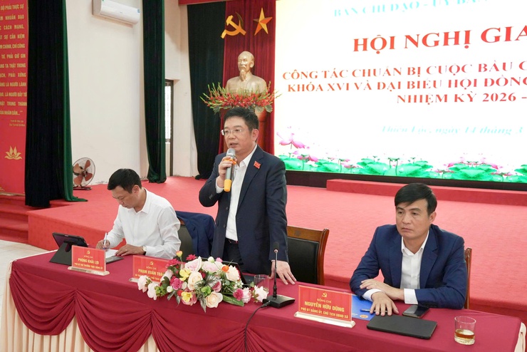 Xã Thiên Lộc giao ban công tác chuẩn bị cuộc bầu cử đại biểu Quốc hội khóa XVI và đại biểu HĐND các cấp- Ảnh 19.