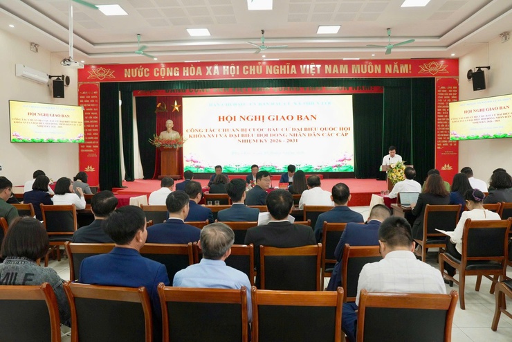 Xã Thiên Lộc giao ban công tác chuẩn bị cuộc bầu cử đại biểu Quốc hội khóa XVI và đại biểu HĐND các cấp- Ảnh 1.