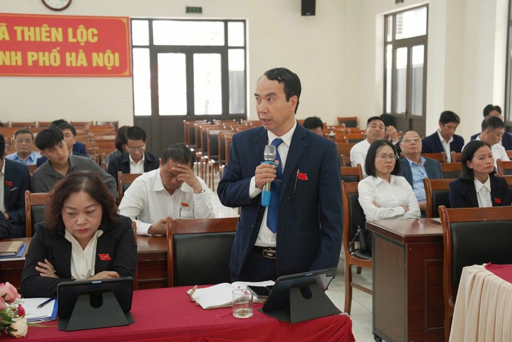 Xã Thiên Lộc giao ban công tác chuẩn bị cuộc bầu cử đại biểu Quốc hội khóa XVI và đại biểu HĐND các cấp- Ảnh 12.