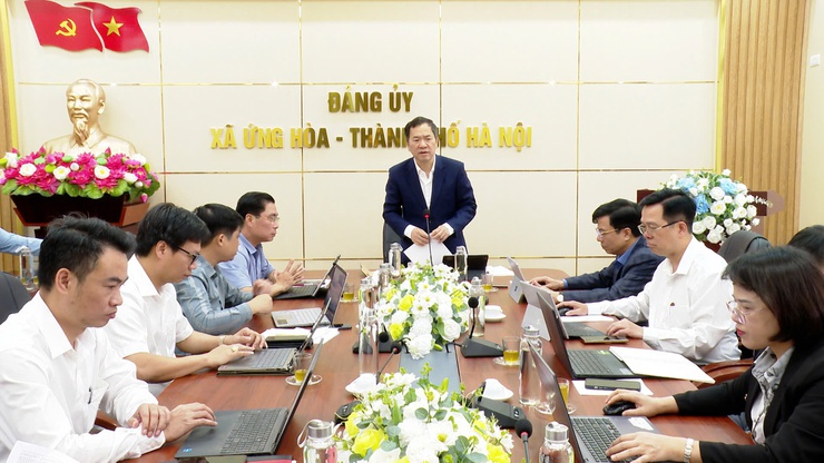 BAN CHỈ ĐẠO BẦU CỬ XÃ RÀ SOÁT, HOÀN TẤT CÔNG TÁC CHUẨN BỊ TRƯỚC NGÀY BẦU CỬ.- Ảnh 1.