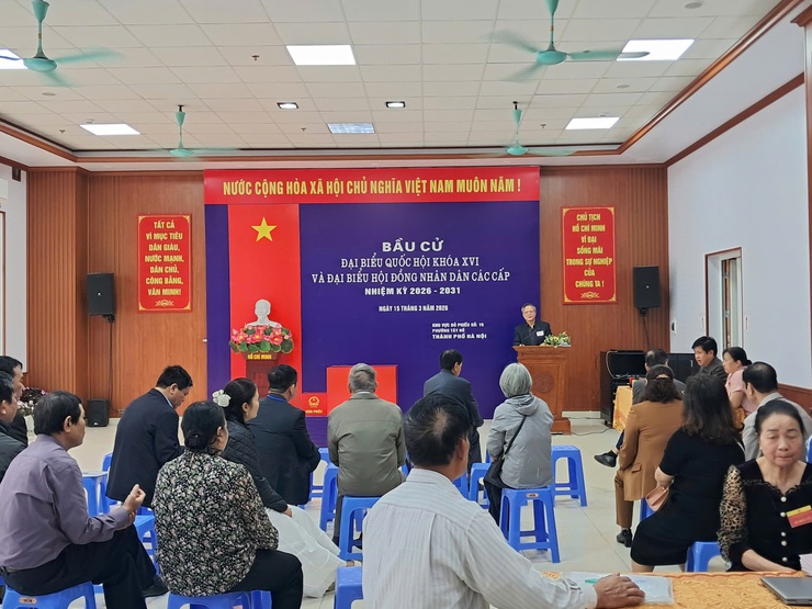 Phường Tây Hồ: Đồng loạt tổ chức diễn tập khai mạc bầu cử tại các khu vực bỏ phiếu, sẵn sàng cho ngày hội toàn dân.- Ảnh 8.