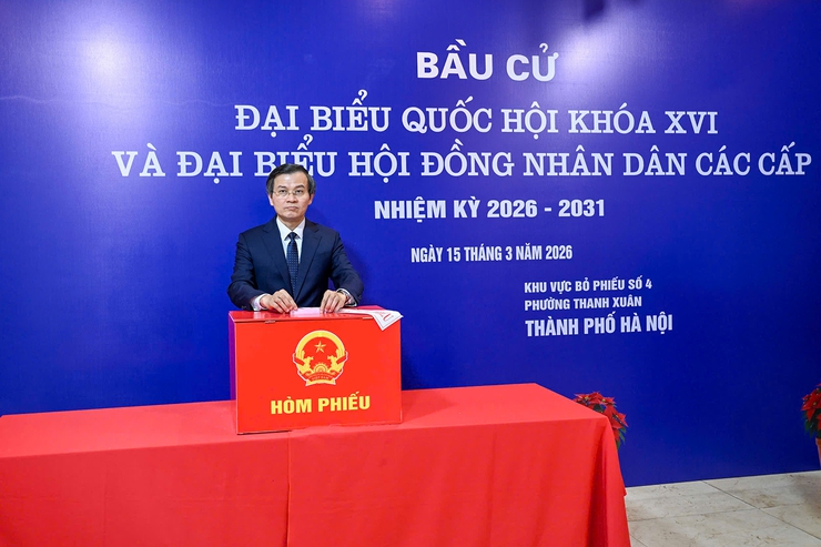 Cử tri phường Thanh Xuân nô nức tham gia Ngày hội bầu cử đại biểu Quốc hội khóa XVI và đại biểu HĐND các cấp nhiệm kỳ 2026-2031- Ảnh 13.