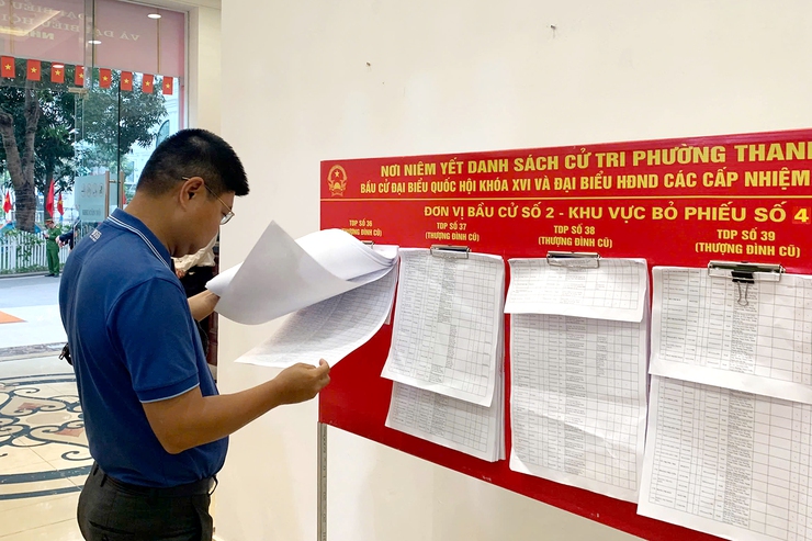 Cử tri phường Thanh Xuân nô nức tham gia Ngày hội bầu cử đại biểu Quốc hội khóa XVI và đại biểu HĐND các cấp nhiệm kỳ 2026-2031- Ảnh 16.