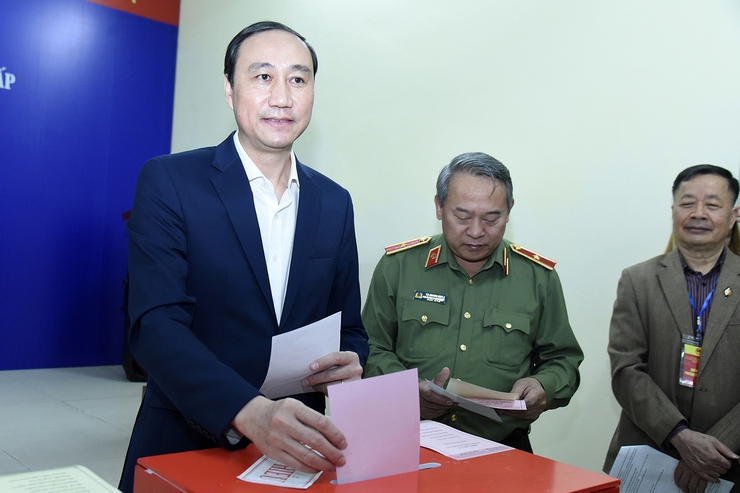 Cử tri phường Thanh Xuân trách nhiệm trong từng lá phiếu- Ảnh 1.