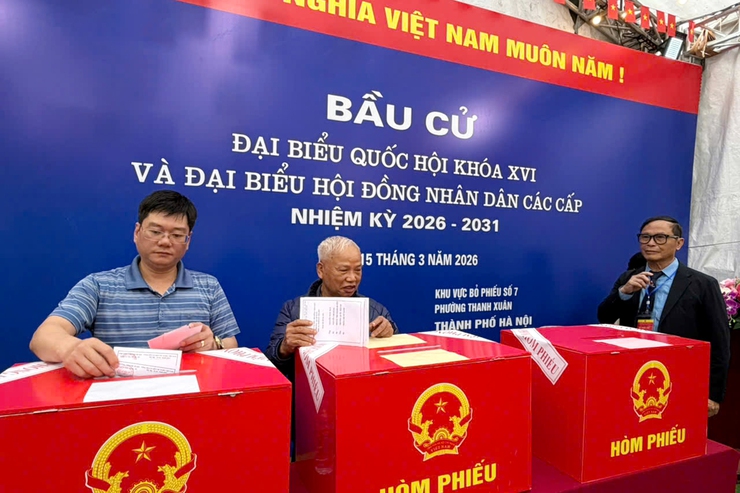 Cử tri phường Thanh Xuân trách nhiệm trong từng lá phiếu- Ảnh 11.