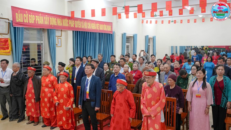 XÃ HƯNG ĐẠO KHAI MẠC BẦU CỬ ĐẠI BIỂU QUỐC HỘI KHÓA XVI VÀ ĐẠI BIỂU HĐND CÁC CẤP NHIỆM KỲ 2026–2031- Ảnh 1.